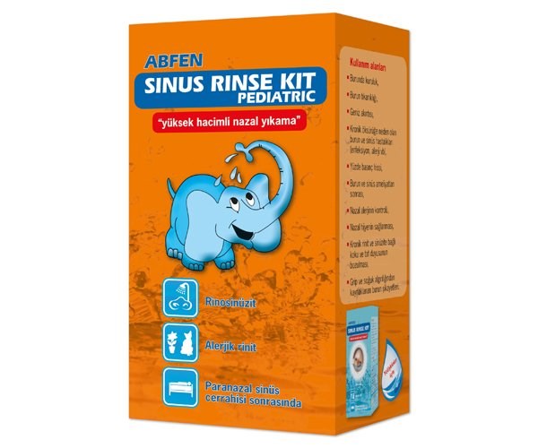 Abfen Sinus Rinse Kit Pediatric 25x120 ml
