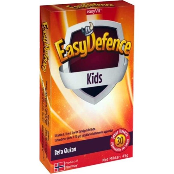 EasyDefence Kids 30 Çiğnenebilir Jel Tablet