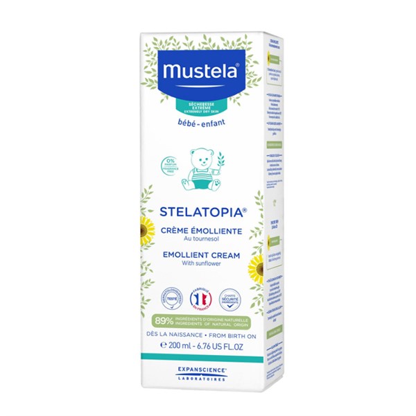 Mustela Stelatopia Emollient Cream 200 ml