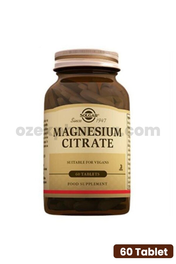 Solgar Magnesium Citrate 60 Tablet