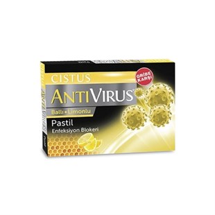 Cistus Antivirus Ballı Limonlu Pastil