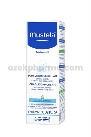 Mustela Cradle Cap Cream 40 ml-Konak Kremi