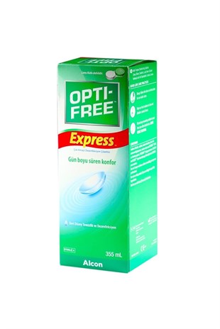 Opti-Free Express Len Solüsyonu 355 ml - Gün Boyu Süren Konfor