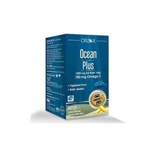 Orzax Ocean Plus 1200 mg Balık Yağı 50 Kapsül