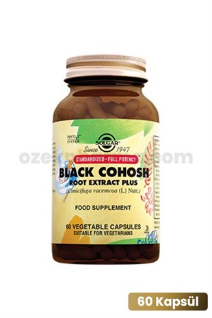 Solgar Black Cohosh Root Extrect Plus 60 Kapsül