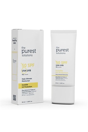 The Purest Solutions SPF50+ Invisible UV Protection Daily Ultimate Moisturizer 50 ml