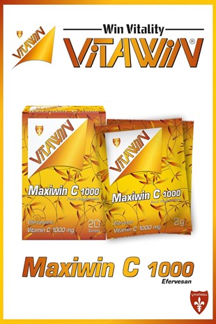 Vitawin Maxiwin C 1000 mg efervesan 20 saşeVitamin-MineralVİTAWİNVitawin Maxiwin C 1000 mg efervesan 20 saşe - ozekpharma.comVitawin Maxiwin C 1000 mg efervesan 20 saşe