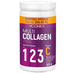 Voonka Multi Collagen Powder 500 gr