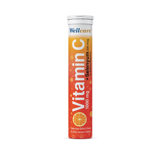 Wellcare Vitamin C 1000 mg 15 Efervesan Tablet